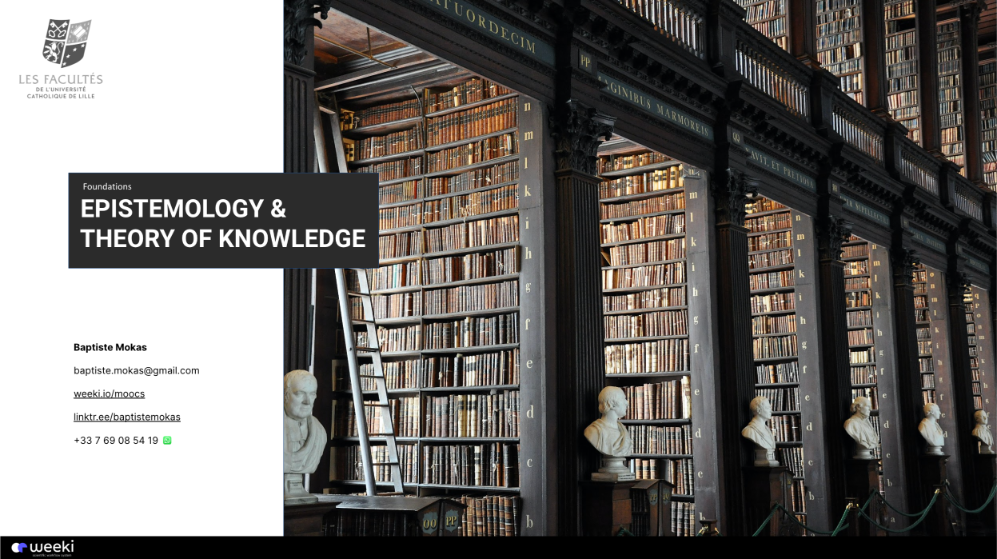 Epistemology & Theory of Knowledge